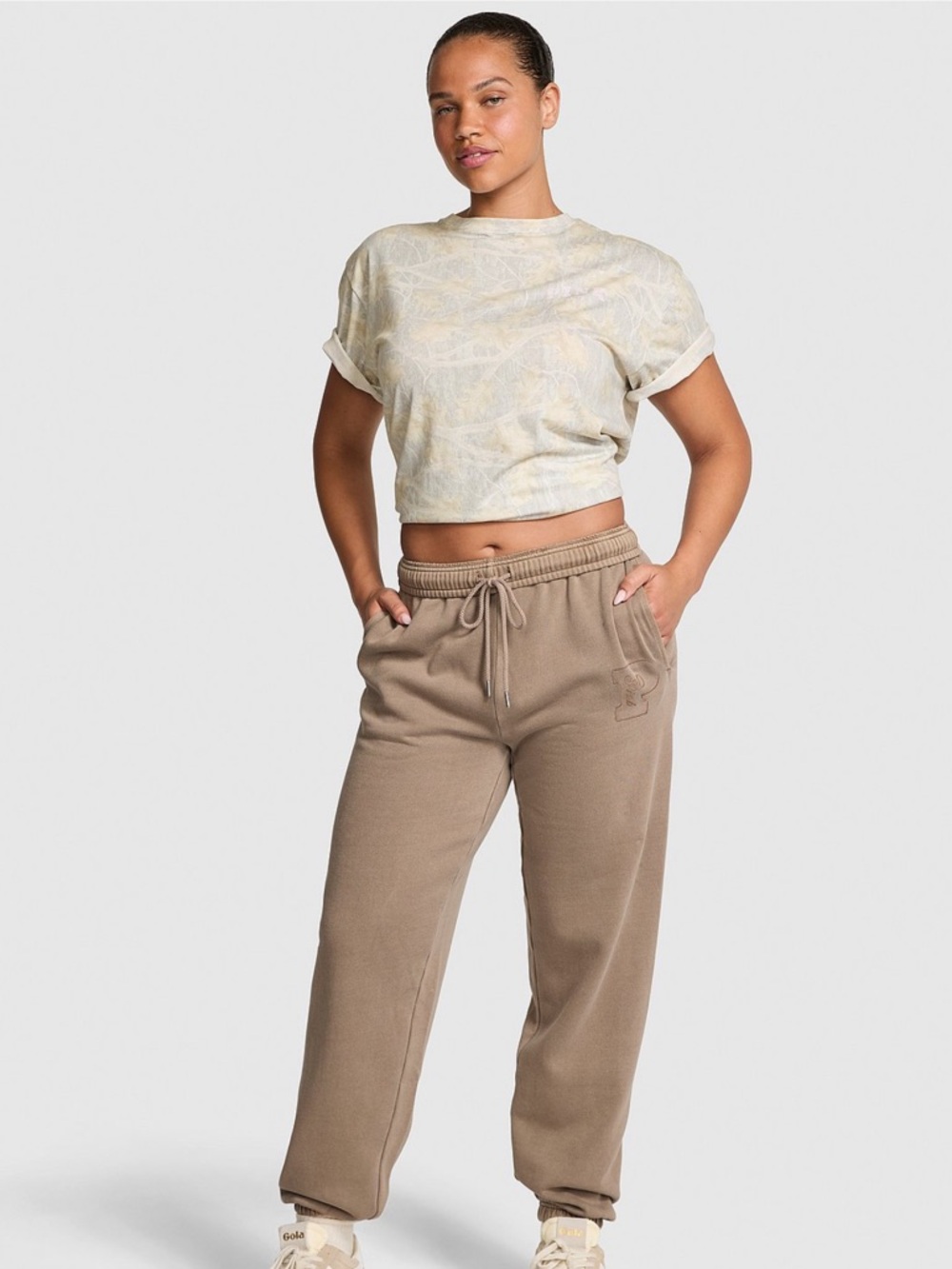 Campus Fleece PINK Sweatpants(M)